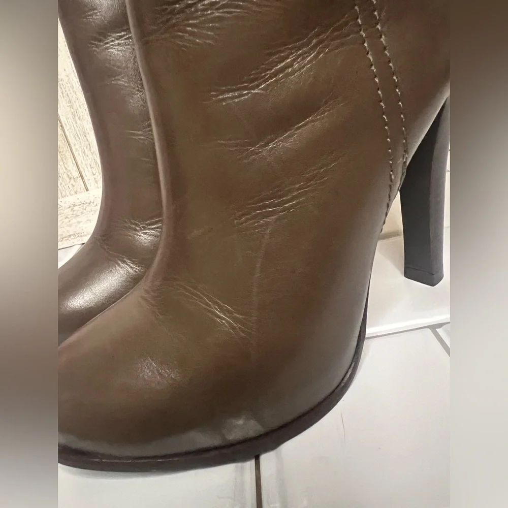 Tory Burch Bristol Chocolate Brown Ankle Booties